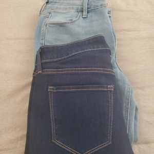 2 Jeans Old navy súper skini side 4long